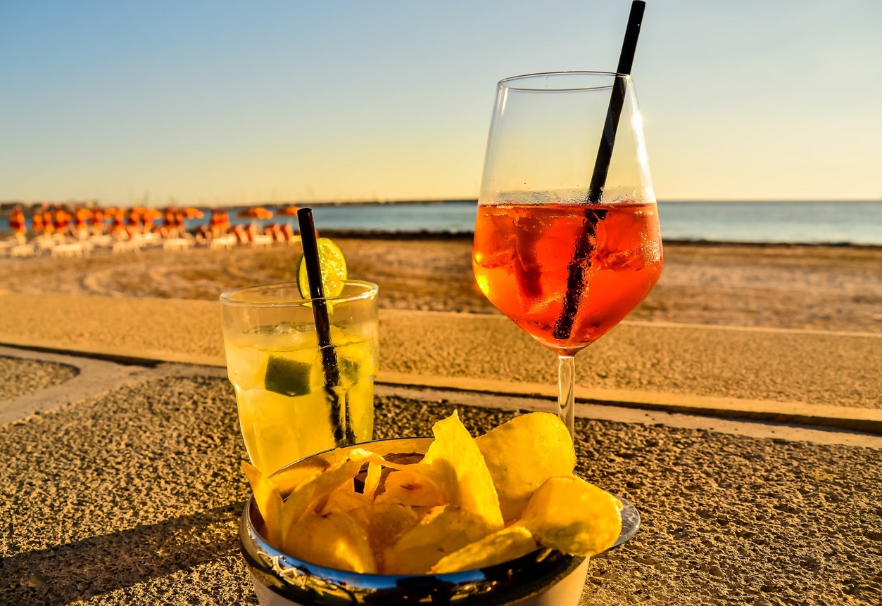 Cocktail in spiaggia